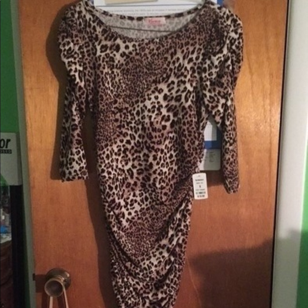 Leopard print dress